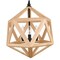 Cwi Lighting Lante 3 Light Pendant With Black & Wood Finish 9945P17-3-101 - alternate 4